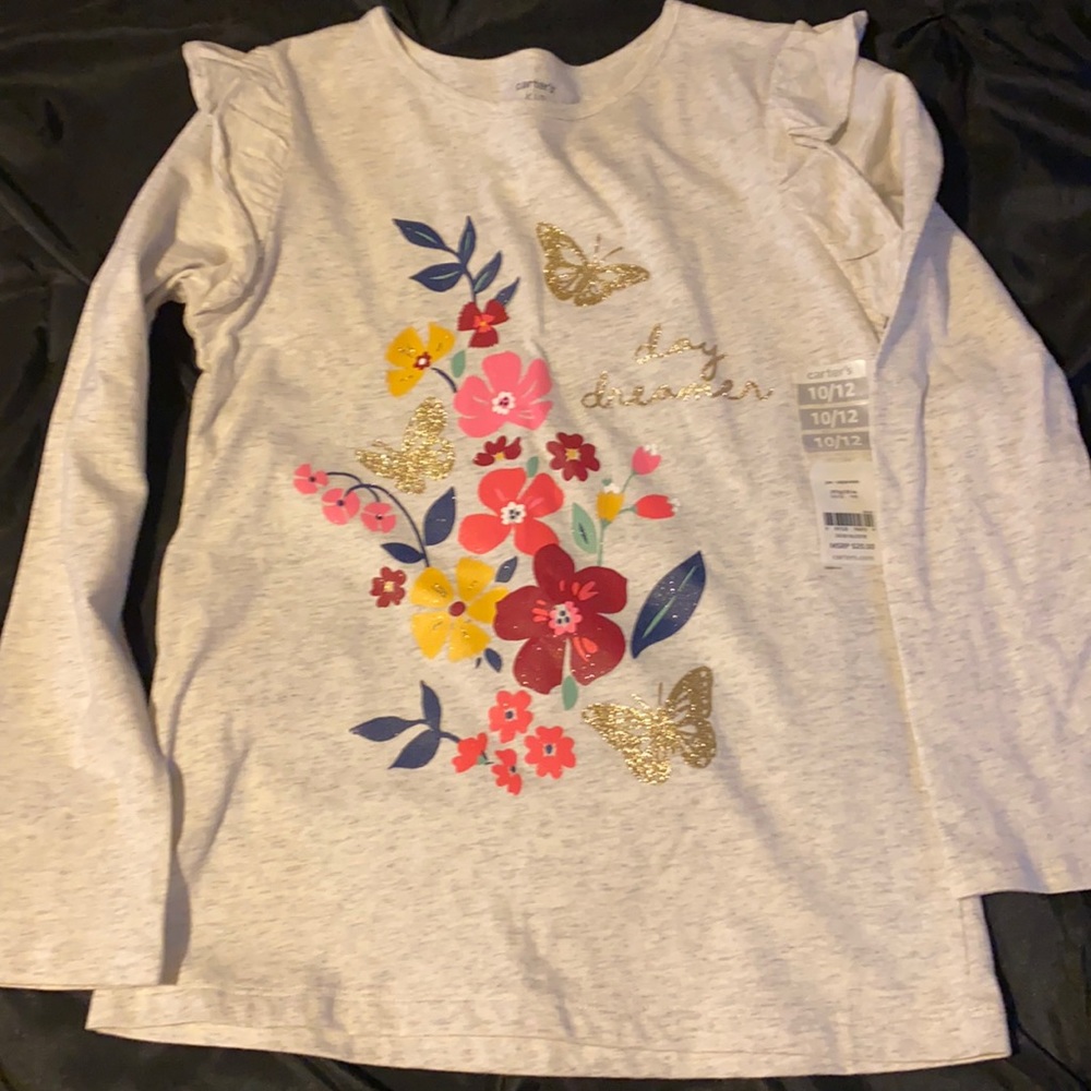 2 Carter’s shirts! Size 10/12